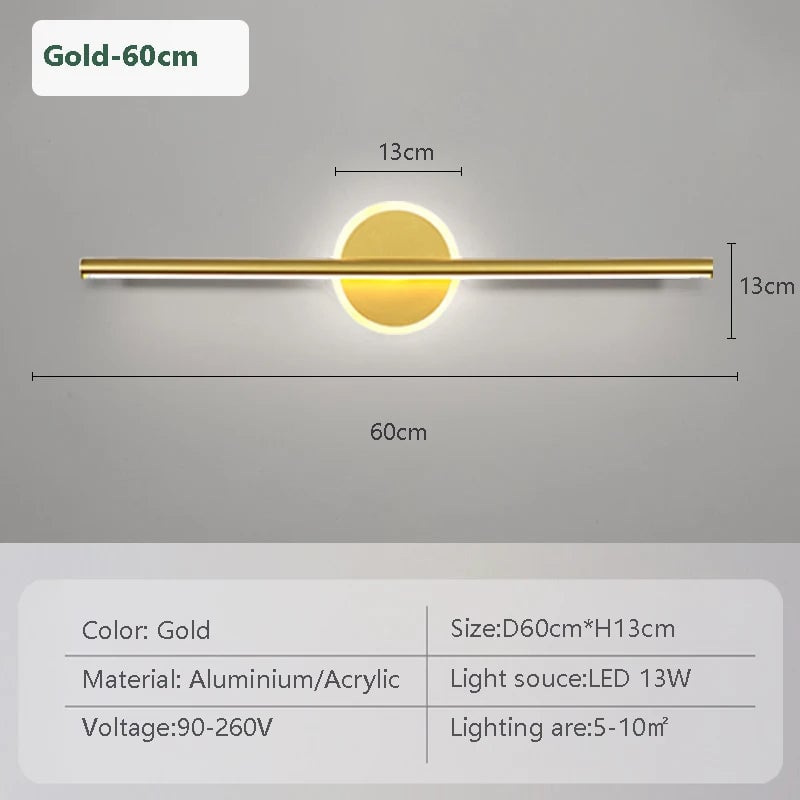 LED Mirror Light Modern Wall Lamp Fixture Indoor Bathroom Bedroom