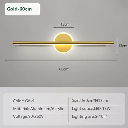 LED Mirror Light Modern Wall Lamp Fixture Indoor Bathroom Bedroom