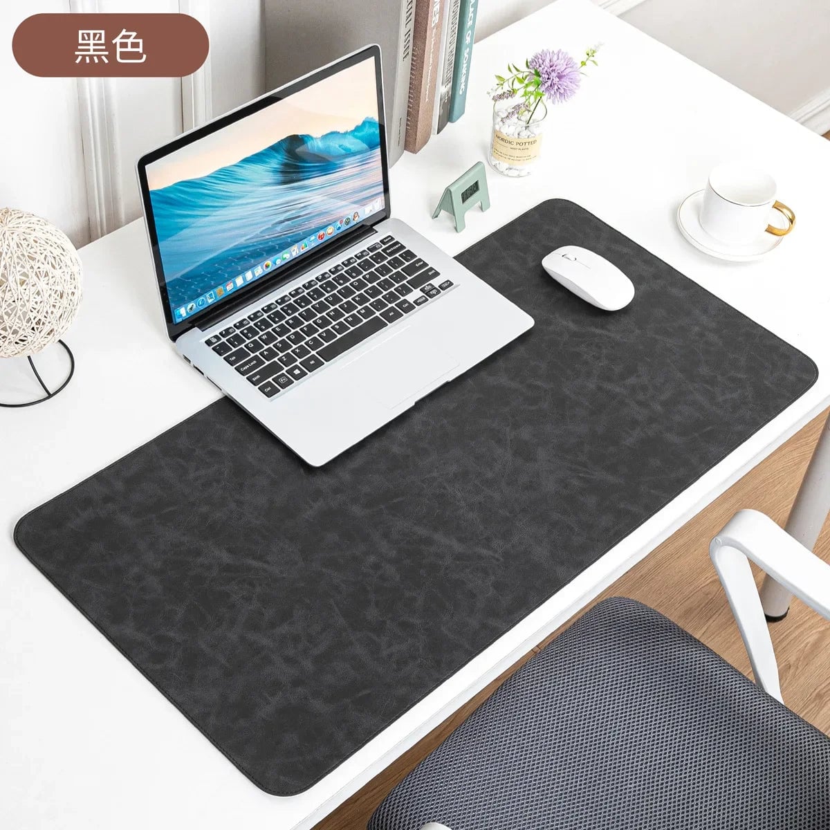 Large Waterproof PU Leather Desk Pad - Non-slip Mouse Mat Cover