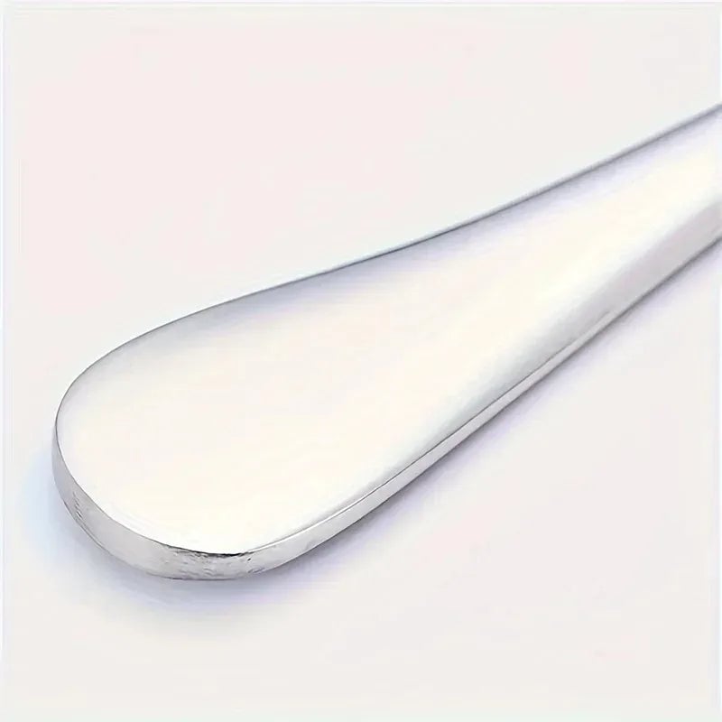 6Pcs Stainless Steel Long Handle Coffee Spoons Set - Ice & Mixing