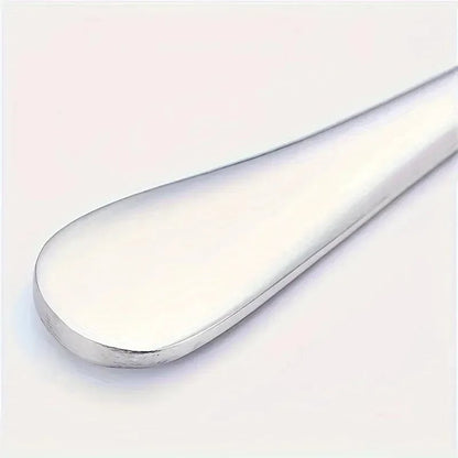 6Pcs Stainless Steel Long Handle Coffee Spoons Set - Ice & Mixing