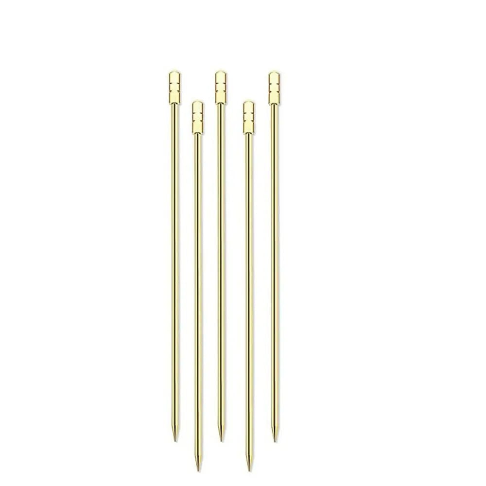 Stainless Steel Cocktail Picks - Reusable Fruit Forks Bar Tools