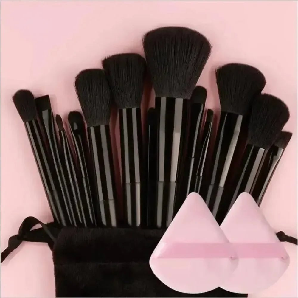 Professional Makeup Brush Set - Soft Fluffy Foundation & Blending