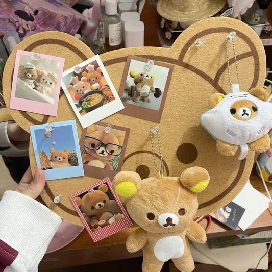 Bear Felt Message Board Wall Decor - Korean Style Sticky Note Board