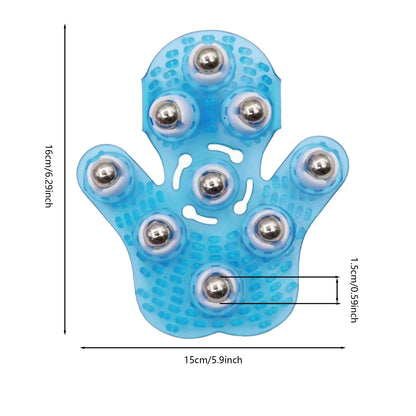 360° Handheld Massage Ball - Palm Roller Tool for Full Body Care
