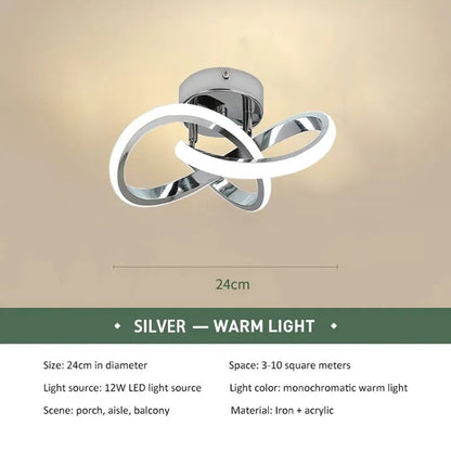 LED Strip Ceiling Light Modern Minimalist Fixture Aisle Staircase