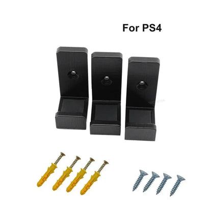 3PCS PS4 Wall Mount Bracket Set - Pro/Slim/Original Console Holder