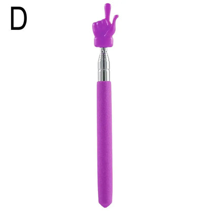 Retractable Finger Pointer Stick – Stainless Steel Telescopic Teaching Pointer