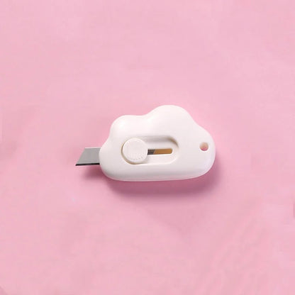 Mini Pocket Cloud Art Utility Knife - Refillable Paper Cutter Craft Tool
