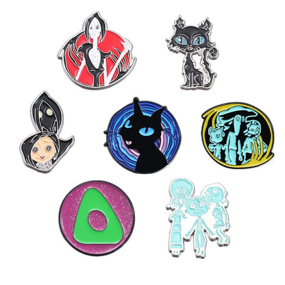Custom Cartoon Anime Enamel Pins - Cute Character Lapel Badge Set