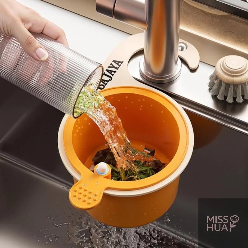 Adjustable Leak Proof Kitchen Sink Strainer Hanging Drainage Basket