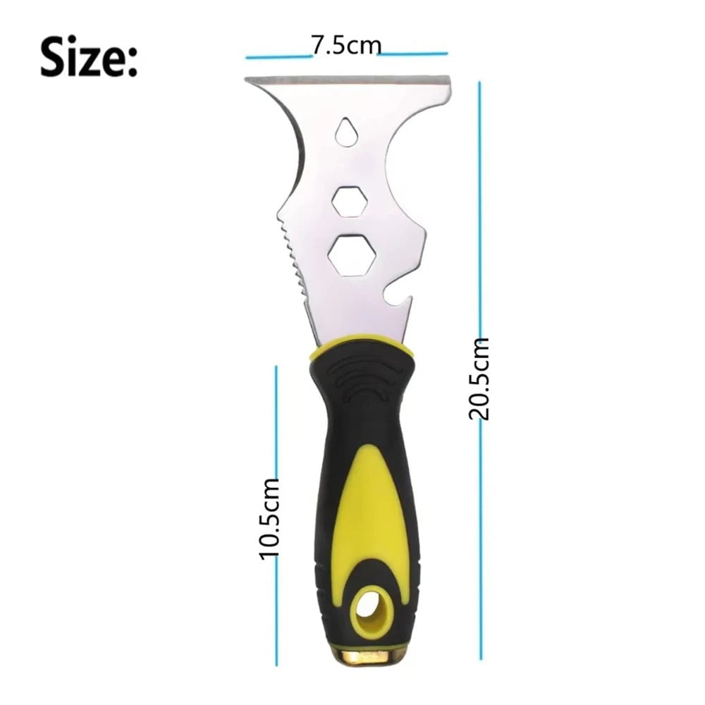 15-in-1 Stainless Steel Putty Knife Multi-Tool Paint Scraper Set