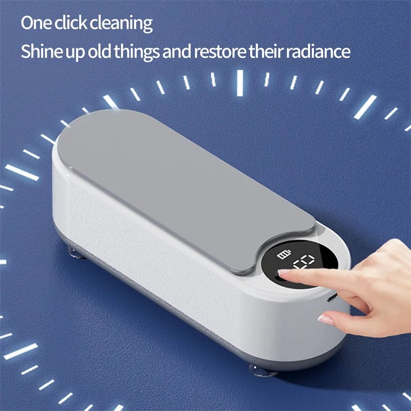 450ml Ultrasonic Jewelry Cleaner Machine - Portable Cleaning Pod