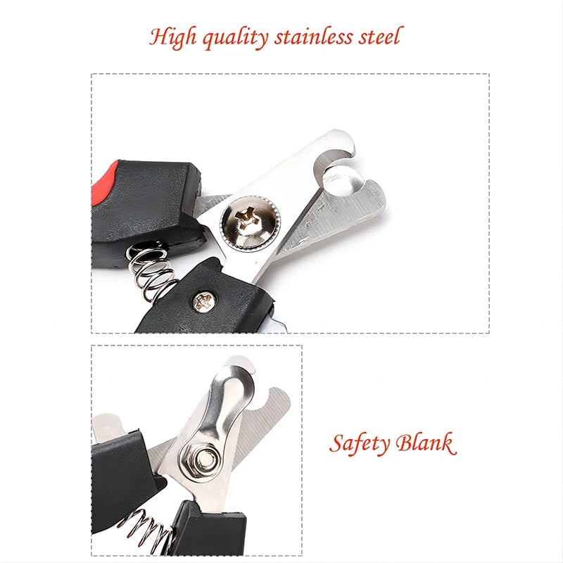 Stainless Steel Pet Nail Clippers Sickle Large Dog Cat Grooming