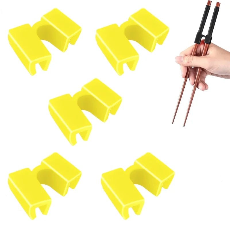 Reusable Training Chopsticks with Hinges Connector Adult Kids