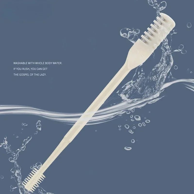 360° Double Head Rotating Nose Hair Trimmer - Washable Portable