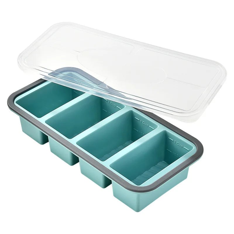 Multi-Cavity Silicone Ice Cream Mold - Giant Popsicle Freezer Tray