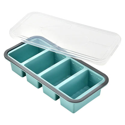 Multi-Cavity Silicone Ice Cream Mold - Giant Popsicle Freezer Tray