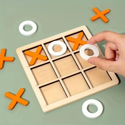 Wooden Chess Puzzle Educational Toy - Montessori Brain Training Game