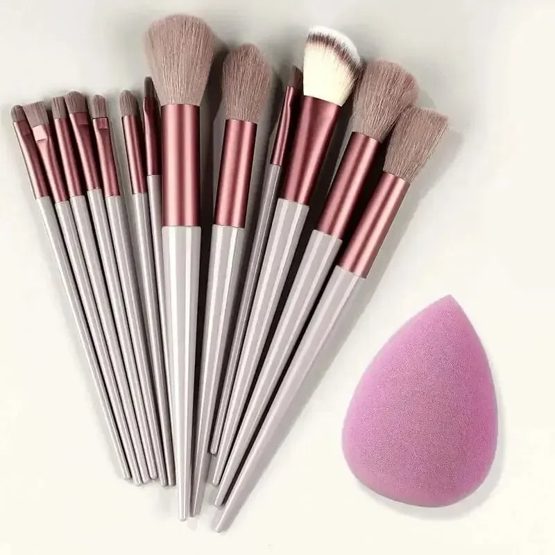 Professional Makeup Brush Set - Soft Kabuki Foundation Eyeshadow
