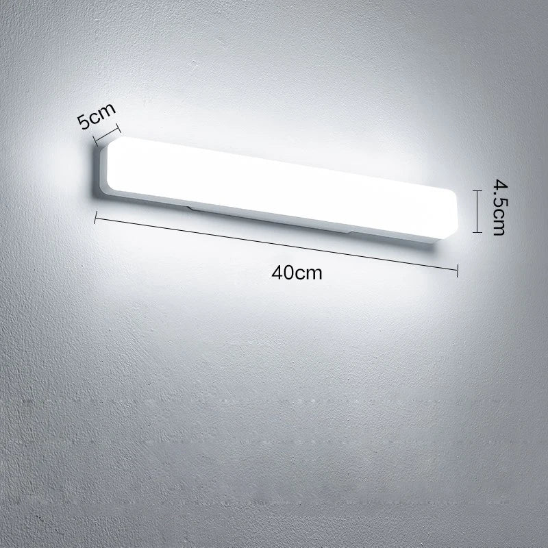 13W 18W LED Bathroom Mirror Light AC220V 110V Wall Mount Makeup