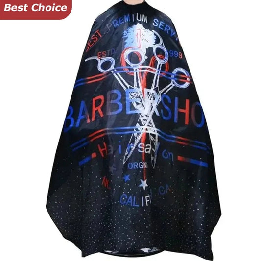 Waterproof Salon Barber Cape Snap Closure Hair Cutting Professional