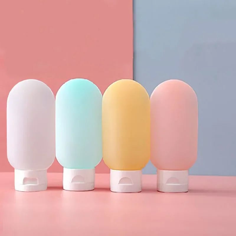 60ml Refillable Squeeze Bottles - 4Pcs Soft Lotion Travel Containers