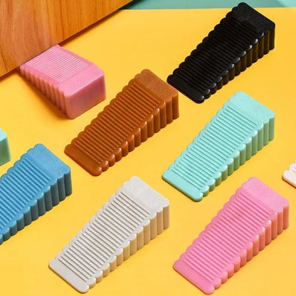 Safety Silicone Door Stop Wedge - Anti-Collision Block Stopper