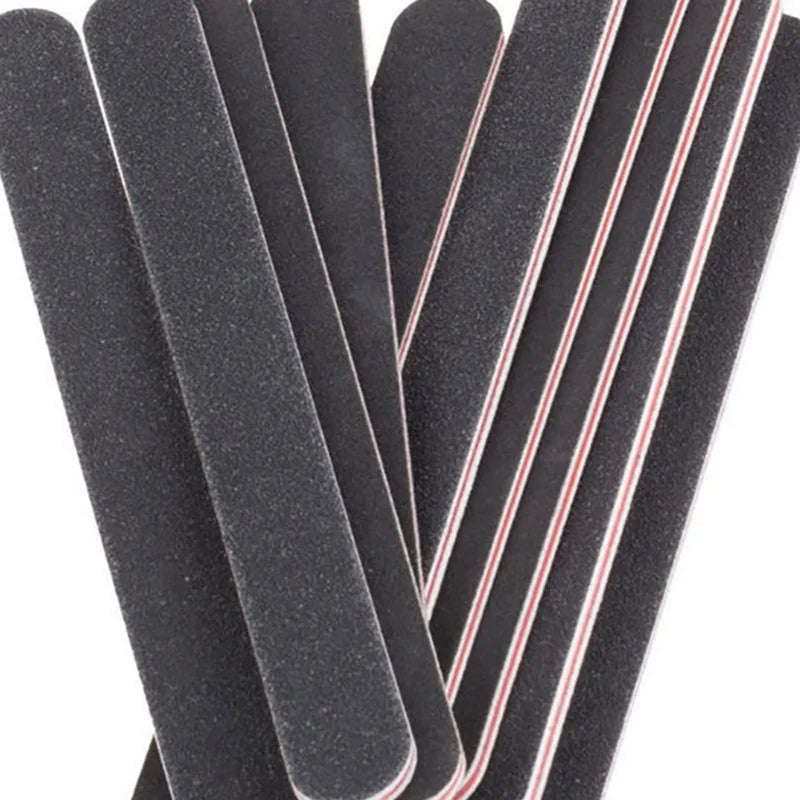 10Pcs Nail Files 100/180 Grit Buffer Block Manicure Pedicure Tools