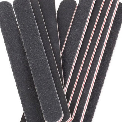 10Pcs Nail Files 100/180 Grit Buffer Block Manicure Pedicure Tools