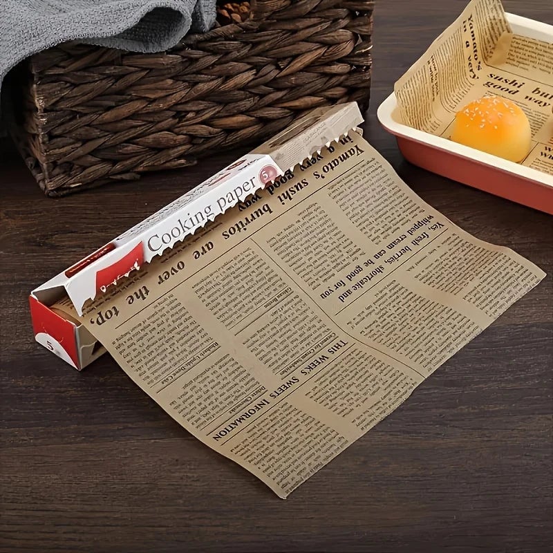 Food Grade Parchment Paper 5m Roll - Baking Cookie Bread Wrapper