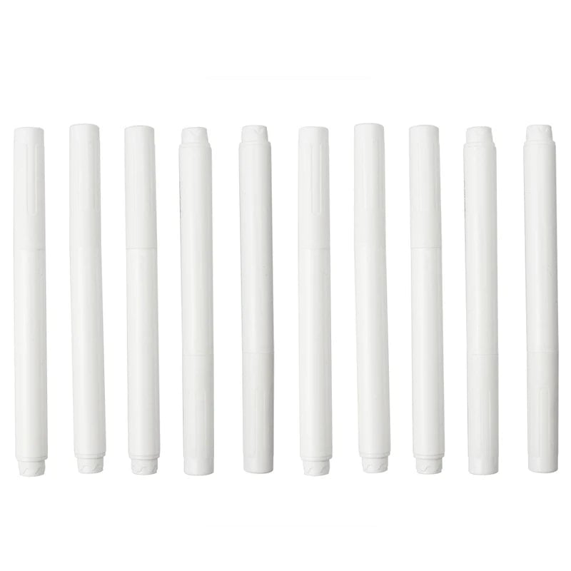 White Liquid Chalk Erasable Markers - Glass Window Blackboard Pens