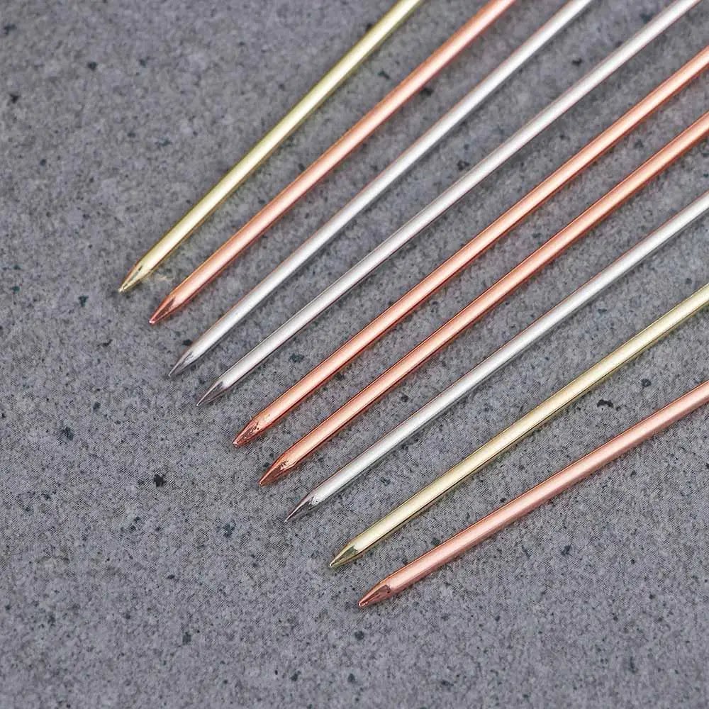 Stainless Steel Cocktail Picks - Reusable Fruit Forks Bar Tools