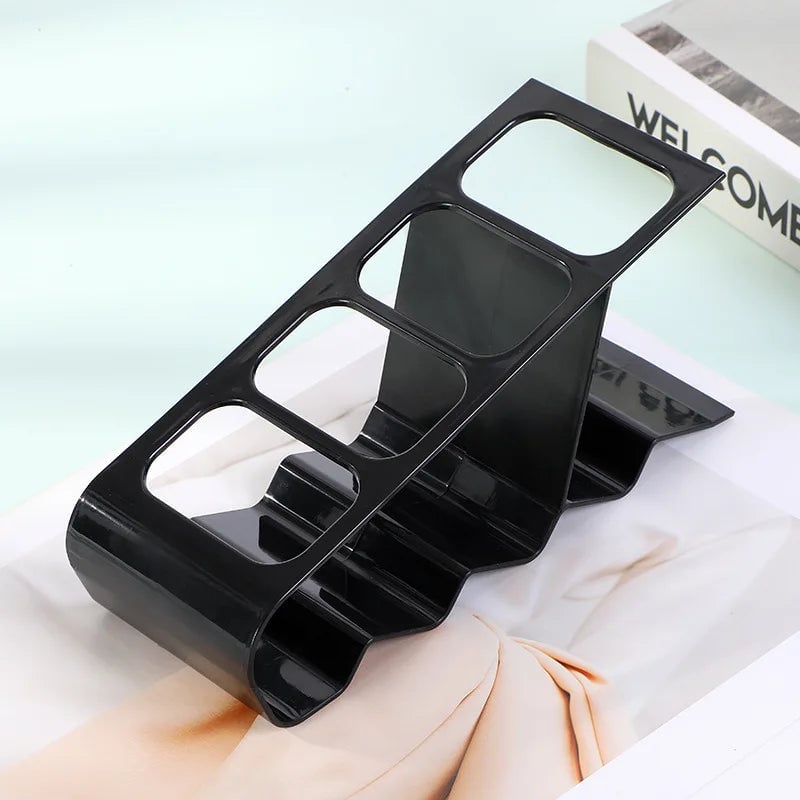 Multi-Compartment Remote Control Organizer Anti-Slip Storage Rack