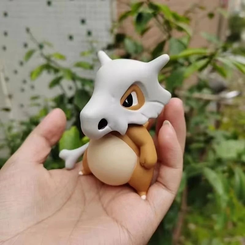 Cubone Pokemon Action Figure 7.5cm Car Charm Decoration Anime Model