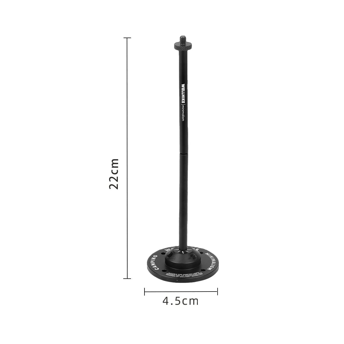 Foldable Aluminum Lantern Stand for GoalZero BlackDog 38 Explore