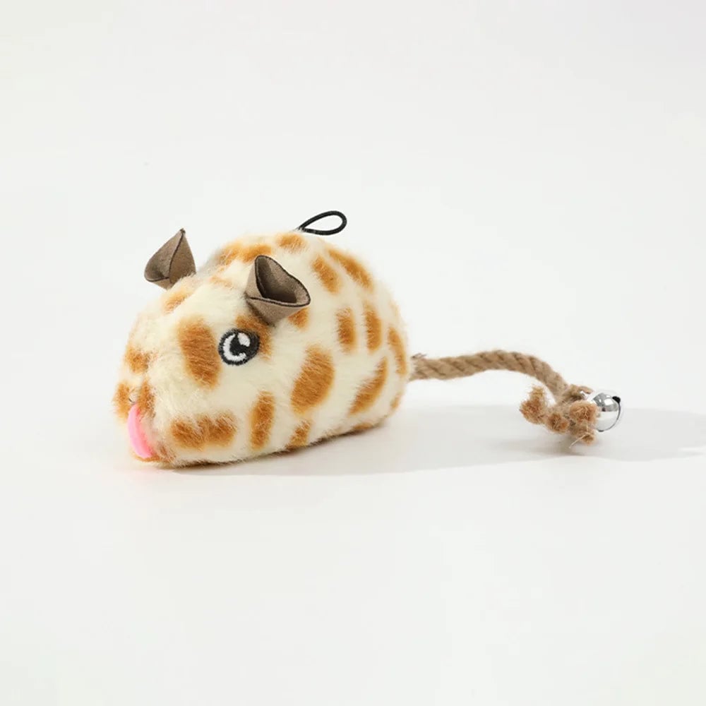 Squeaky Mouse Cat Toy Interactive Kitten Chew Toy Boredom Relief