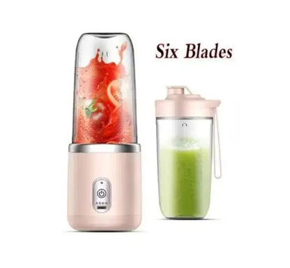 6-Blade Electric Portable Blender Bottle - Juice Smoothie Maker