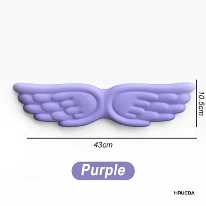 Memory Foam Ergonomic Keyboard Mouse Wrist Rest Pad Set Angel Wing
