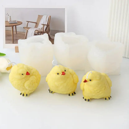 Chick Animal Silicone Mold - DIY Soap Resin Candle Craft Molds