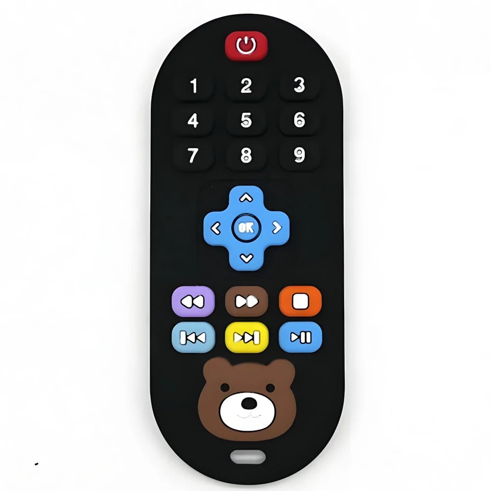 Silicone Remote Control Baby Teether Toys 1-4 Pack Kids Safe