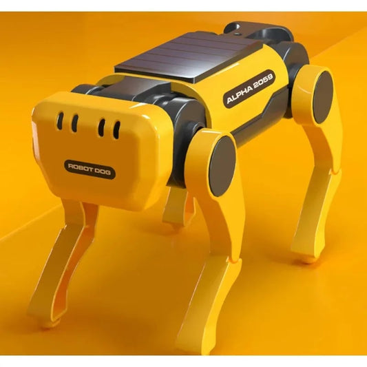 Solar Powered Robot Dog DIY STEM Kit Educational Building Toy