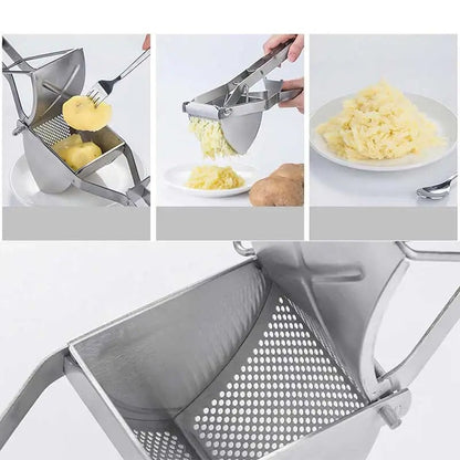 Heavy Duty Stainless Steel Potato Ricer Masher - Extra Large