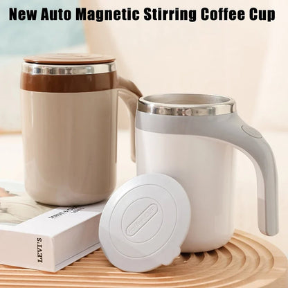 Automatic Self Stirring Magnetic Mug - Stainless Steel Thermal Cup