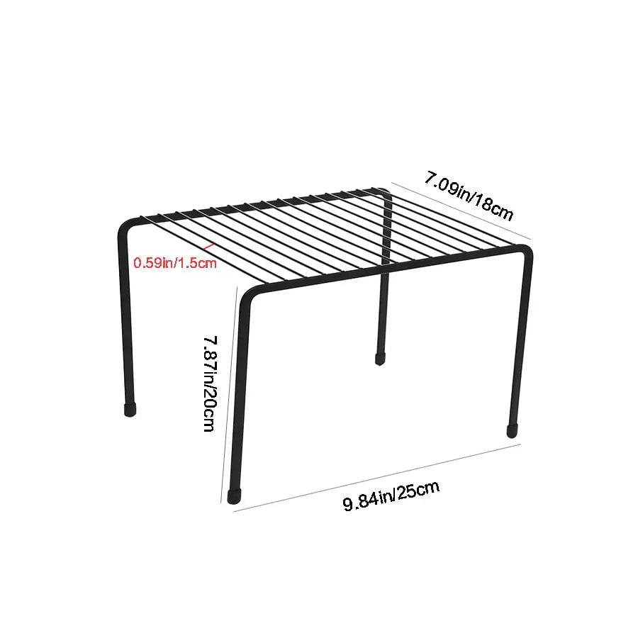 Wrought Iron Kitchen Storage Rack - Countertop & Floor Standing