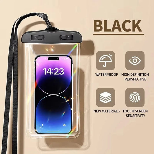 Waterproof Phone Pouch IPX8 Underwater Dry Bag Case Water Sports