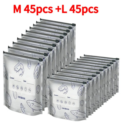 Aluminum Foil Leak Proof Reusable Food Storage Bags Sealed
