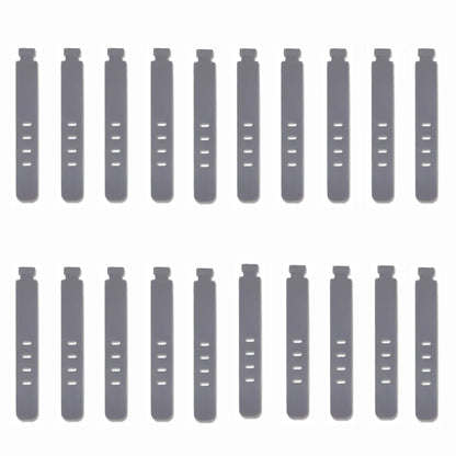 20PCS Silicone Cable Ties Reusable Wire Organizer Cord Holder Straps