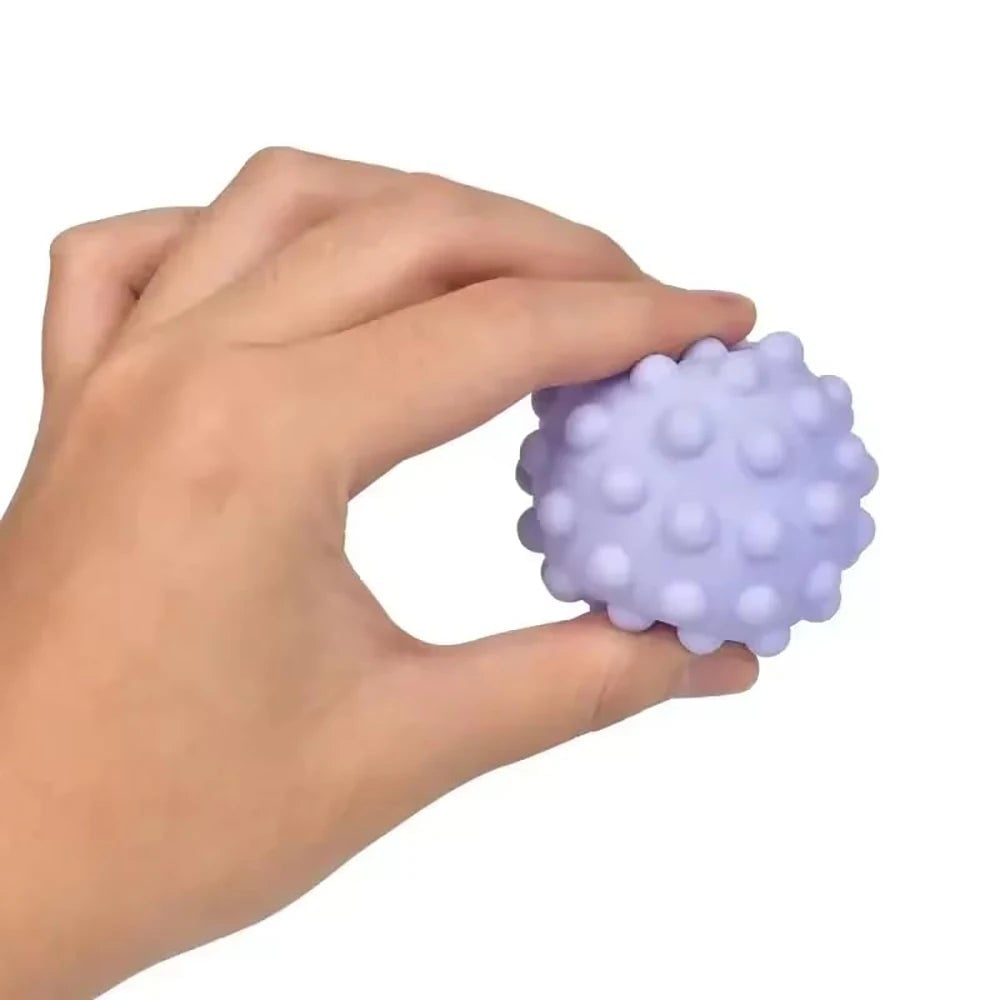 6Pcs Textured Sensory Balls Set - Baby Touch Training Massage Toys