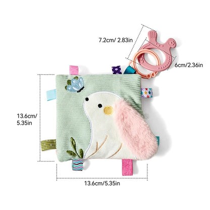 Food Grade Silicone Baby Teether BPA Free Sensory Rattle Toy